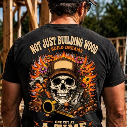 Building Dreams Carpenter Skull